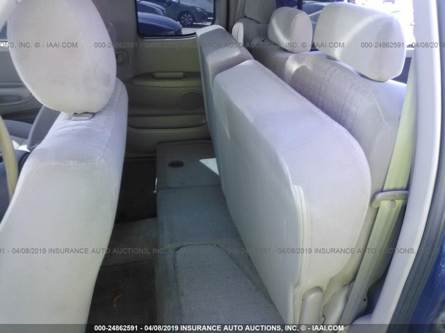 5TBRT34166S478571 - 2006 TOYOTA TUNDRA ACCESS CAB SR5 BLUE photo 8