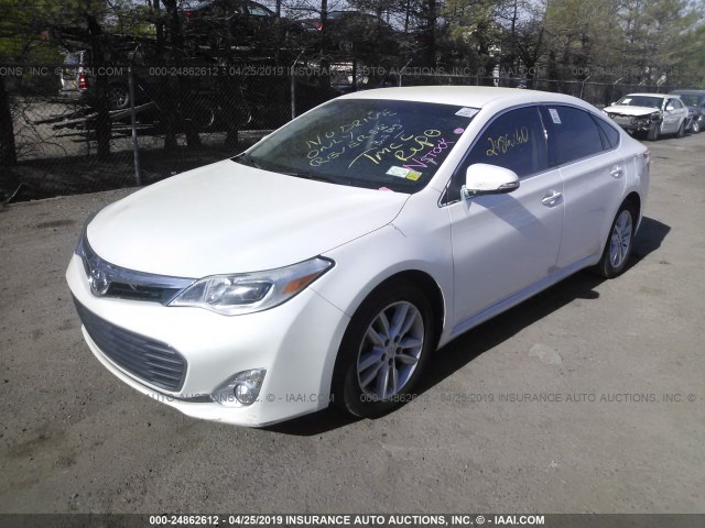 4T1BK1EB1FU147606 - 2015 TOYOTA AVALON XLE/PREMIUM/TOURING/LTD WHITE photo 2