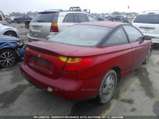 1G8ZY14792Z218041 - 2002 SATURN SC2 RED photo 4