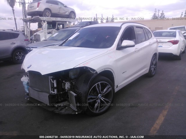 WBXHT3C33H5F74758 - 2017 BMW X1 XDRIVE28I WHITE photo 2