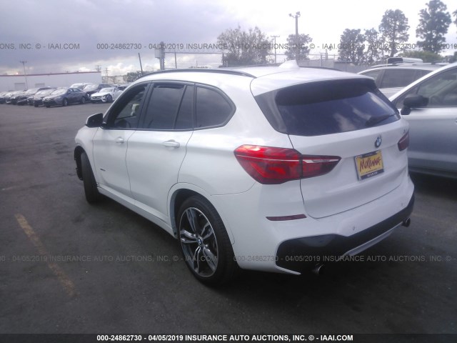 WBXHT3C33H5F74758 - 2017 BMW X1 XDRIVE28I WHITE photo 3