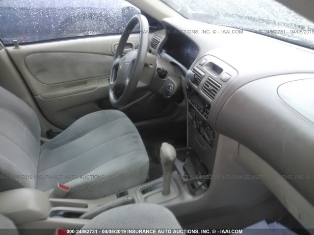 1NXBR12E6YZ408614 - 2000 TOYOTA COROLLA VE/CE/LE GOLD photo 5