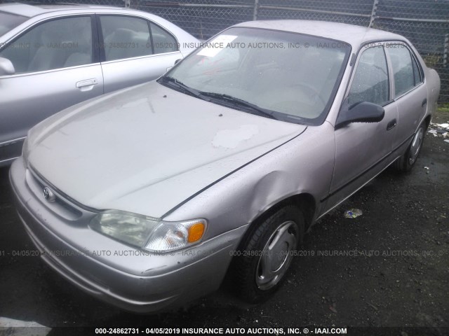 1NXBR12E6YZ408614 - 2000 TOYOTA COROLLA VE/CE/LE GOLD photo 6