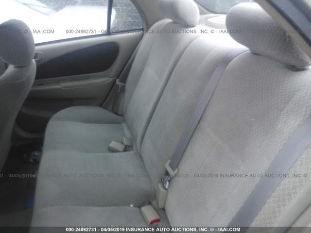 1NXBR12E6YZ408614 - 2000 TOYOTA COROLLA VE/CE/LE GOLD photo 8