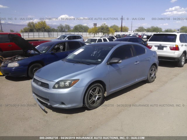 JTKDE167X90276236 - 2009 TOYOTA SCION TC BLUE photo 2