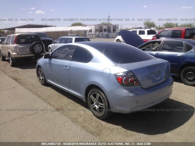 JTKDE167X90276236 - 2009 TOYOTA SCION TC BLUE photo 3