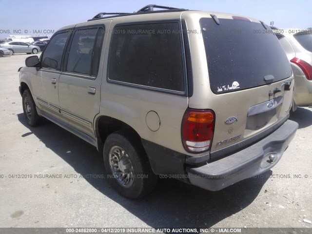 1FMZU62E21ZA08486 - 2001 FORD EXPLORER XLS TAN photo 3