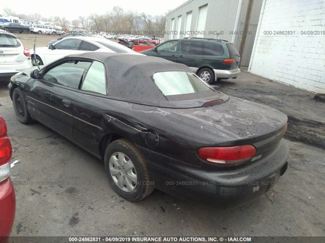 3C3EL45H4WT274868 - 1998 CHRYSLER SEBRING JX BLACK photo 3