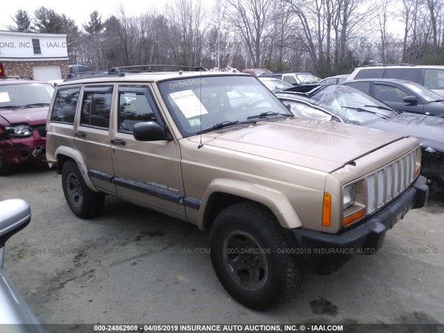 1J4FF68S3XL551768 - 1999 JEEP CHEROKEE SPORT/CLASSIC ოქროსფერი ფოტო 1