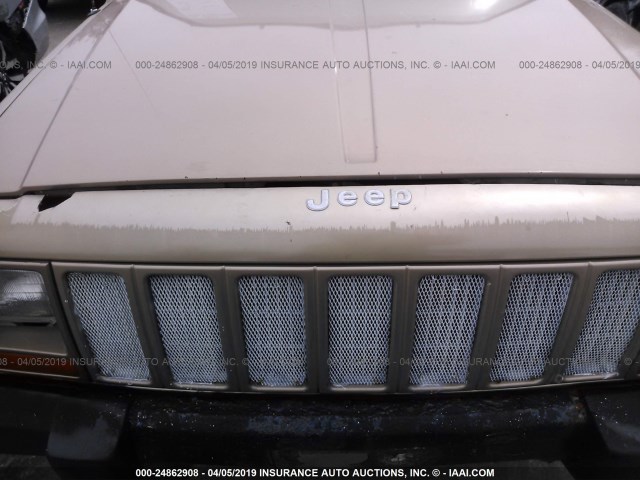 1J4FF68S3XL551768 - 1999 JEEP CHEROKEE SPORT/CLASSIC ოქროსფერი ფოტო 10