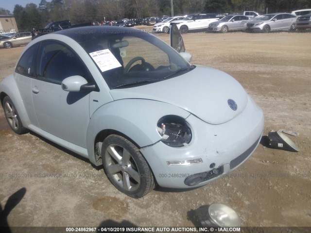3VWRW3AG9AM034386 - 2010 VOLKSWAGEN NEW BEETLE BLUE photo 1