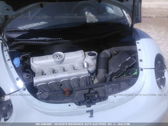 3VWRW3AG9AM034386 - 2010 VOLKSWAGEN NEW BEETLE BLUE photo 10