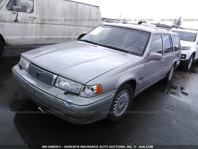 YV1KW9615S1026712 - 1995 VOLVO 960 SILVER photo 2