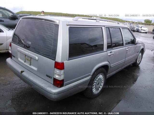 YV1KW9615S1026712 - 1995 VOLVO 960 SILVER photo 4