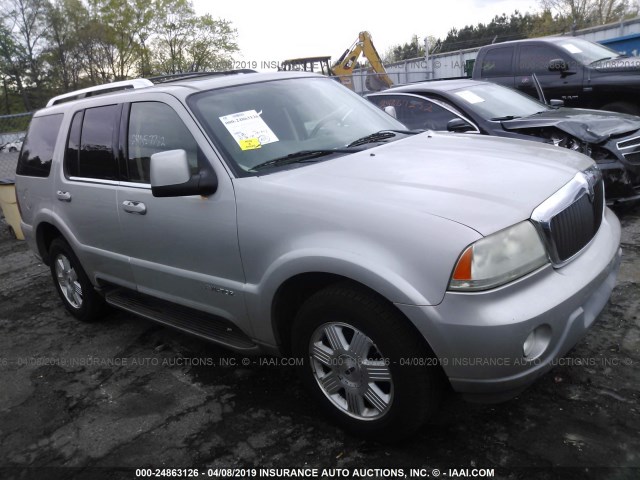 5LMEU88H04ZJ33757 - 2004 LINCOLN AVIATOR 银色 照片 1