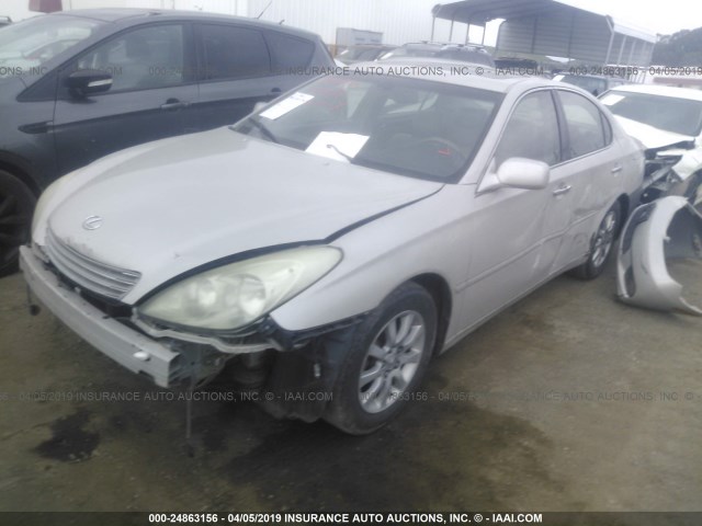 JTHBF30G925018202 - 2002 LEXUS ES 300 SILVER photo 2