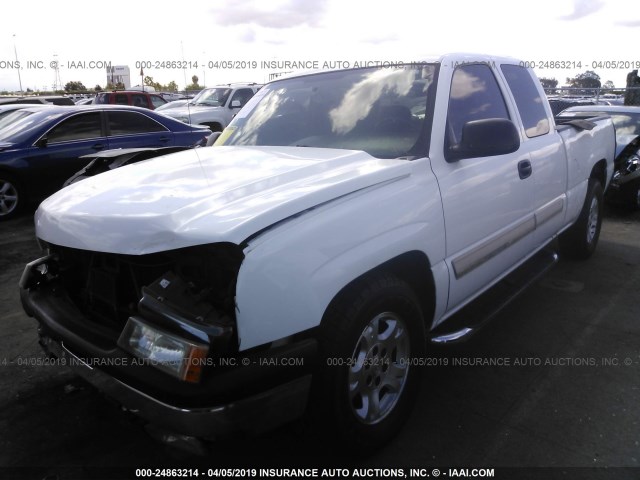 1GCEC19Z37Z184683 - 2007 CHEVROLET SILVERADO C1500 CLASSIC WHITE photo 2