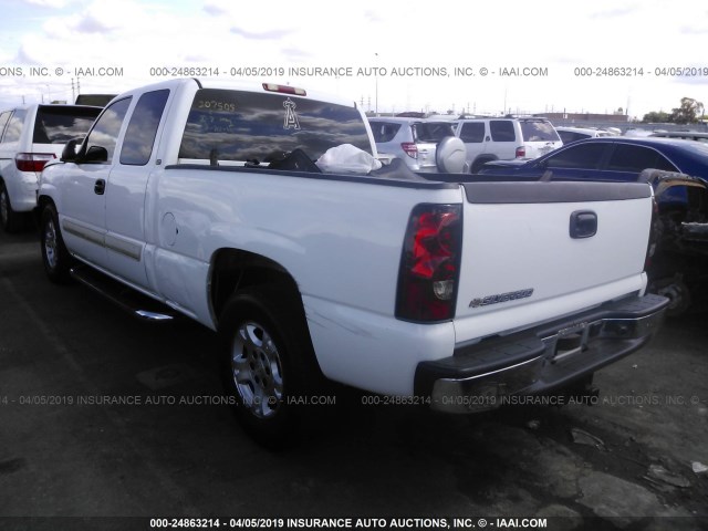 1GCEC19Z37Z184683 - 2007 CHEVROLET SILVERADO C1500 CLASSIC WHITE photo 3