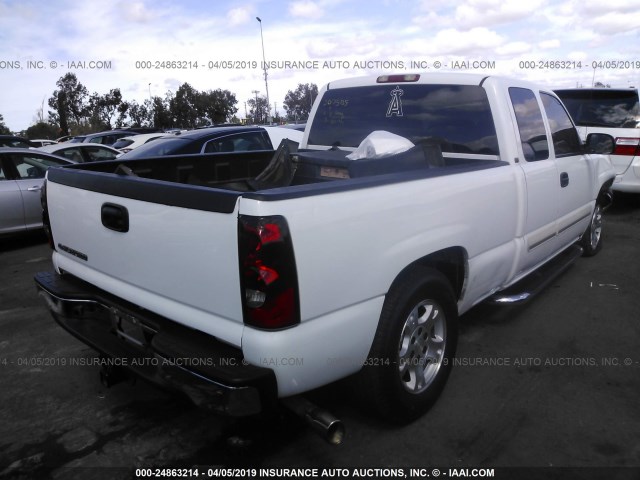 1GCEC19Z37Z184683 - 2007 CHEVROLET SILVERADO C1500 CLASSIC WHITE photo 4