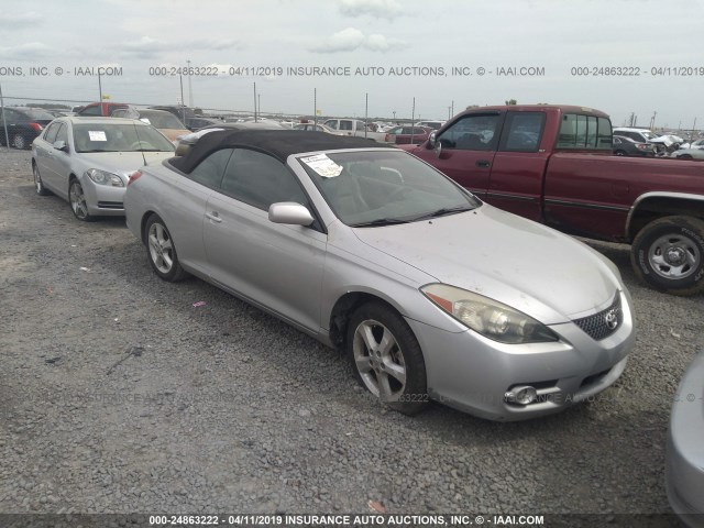 4T1FA38P47U111062 - 2007 TOYOTA CAMRY SOLARA SE/SLE SILVER photo 1