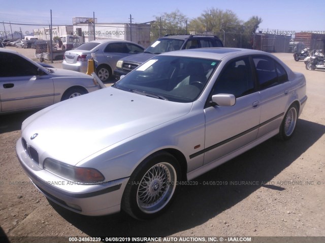 WBADM6341YGU17540 - 2000 BMW 528 I AUTOMATIC SILVER photo 2