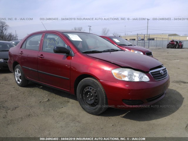 2T1BR32E68C911931 - 2008 TOYOTA COROLLA CE/LE/S RED photo 1