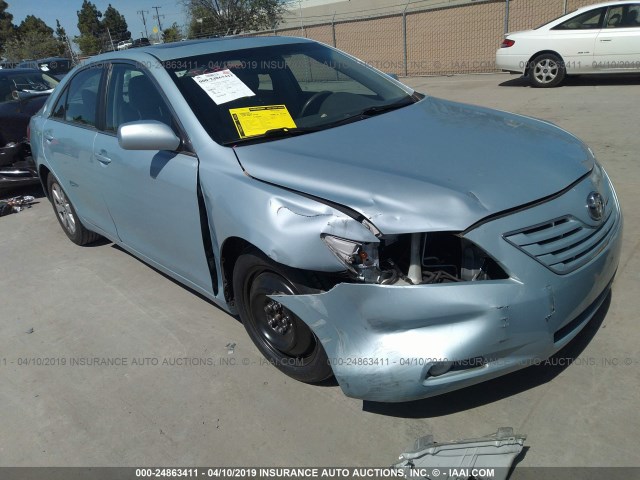 4T1BE46K18U789883 - 2008 TOYOTA CAMRY CE/LE/XLE/SE Light Blue photo 1