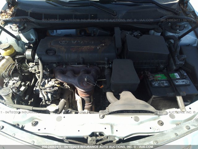 4T1BE46K18U789883 - 2008 TOYOTA CAMRY CE/LE/XLE/SE Light Blue photo 10