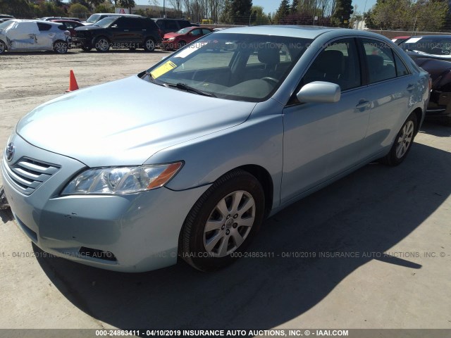 4T1BE46K18U789883 - 2008 TOYOTA CAMRY CE/LE/XLE/SE Light Blue photo 2