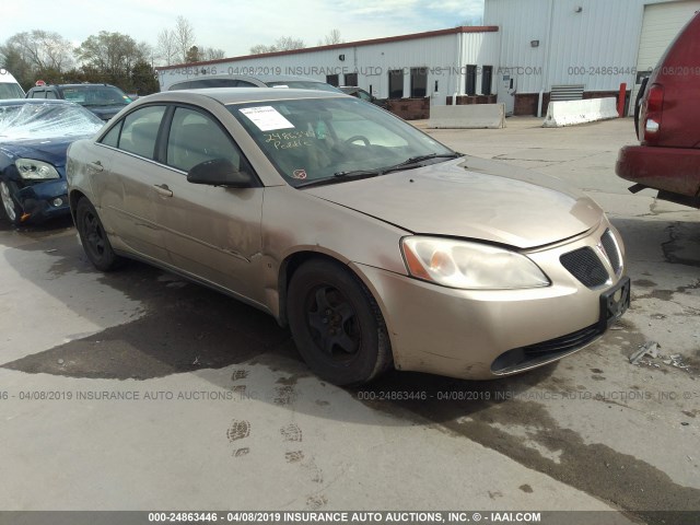 1G2ZG58B274188582 - 2007 PONTIAC G6 SE TAN photo 1