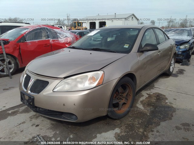 1G2ZG58B274188582 - 2007 PONTIAC G6 SE TAN photo 2