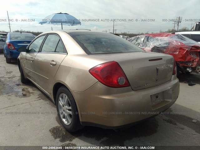 1G2ZG58B274188582 - 2007 PONTIAC G6 SE TAN photo 3