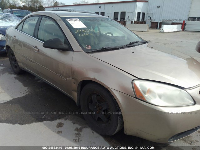 1G2ZG58B274188582 - 2007 PONTIAC G6 SE TAN photo 6