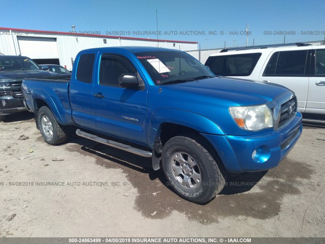 5TEUU42N97Z336715 - 2007 TOYOTA TACOMA ACCESS CAB ლურჯი ფოტო 1