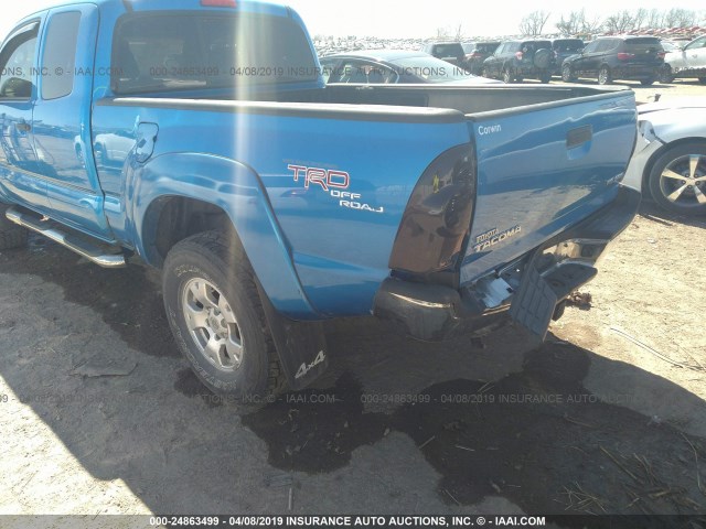 5TEUU42N97Z336715 - 2007 TOYOTA TACOMA ACCESS CAB ლურჯი ფოტო 6