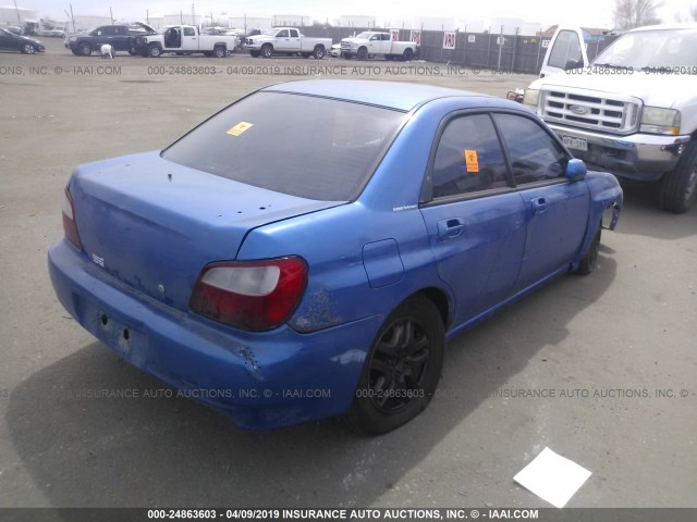 JF1GD29653G513042 - 2003 SUBARU IMPREZA WRX Light Blue photo 4