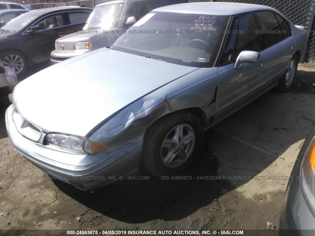 1G2HX52K8VH217884 - 1997 PONTIAC BONNEVILLE SE BLUE photo 2