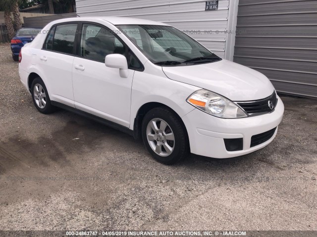 3N1BC1AP8BL403718 - 2011 NISSAN VERSA WHITE photo 1