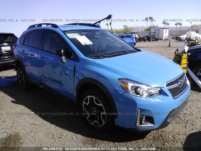 JF2GPANCXGH333760 - 2016 SUBARU CROSSTREK LIMITED BLUE photo 1