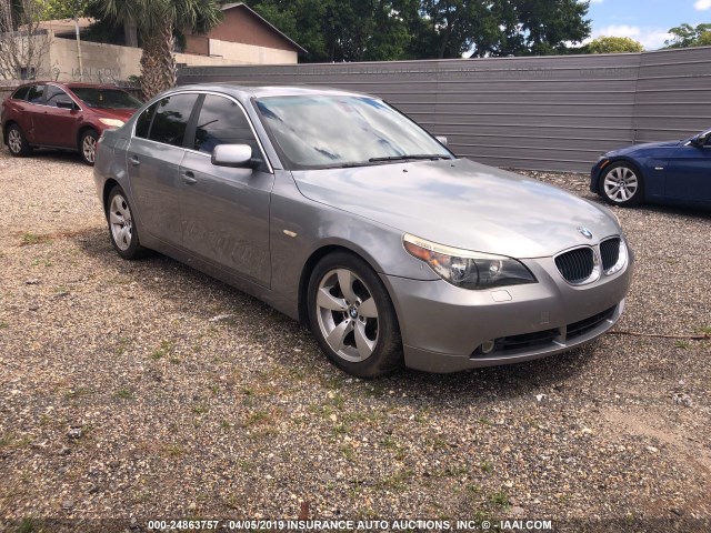 WBANE53566CK85321 - 2006 BMW 525 I GRAY photo 1