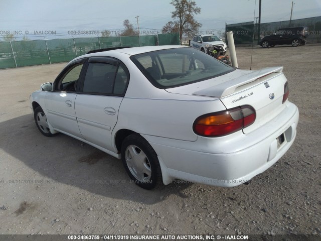 1G1NE52J9Y6237338 - 2000 CHEVROLET MALIBU LS WHITE photo 3