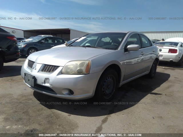 4A3AB36F86E014037 - 2006 MITSUBISHI GALANT ES MEDIUM/LS MEDIUM SILVER photo 2