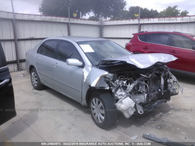 1NXBR32E46Z580472 - 2006 TOYOTA COROLLA CE/LE/S SILVER photo 1