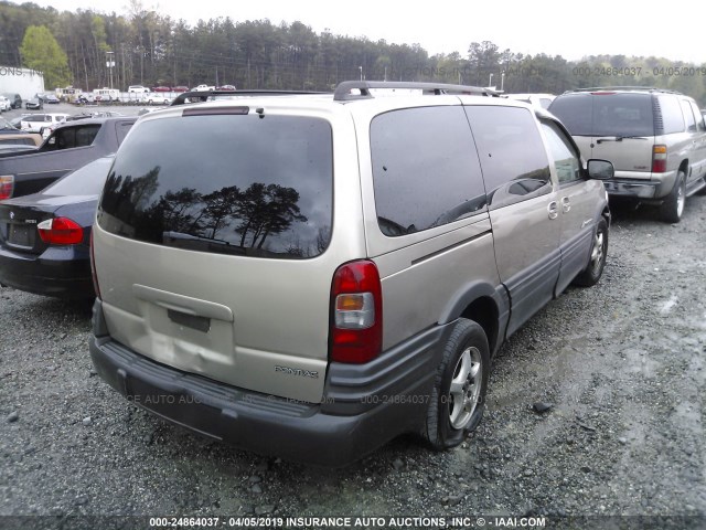 1GMDX03E34D236172 - 2004 PONTIAC MONTANA BEIGE photo 4