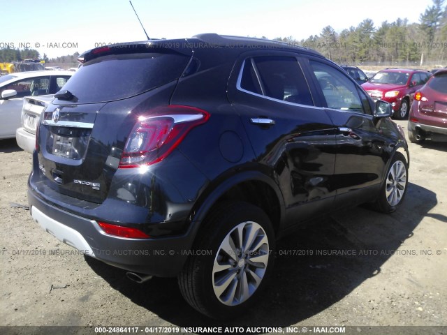 KL4CJESB3JB681602 - 2018 BUICK ENCORE PREFERRED BLACK photo 4