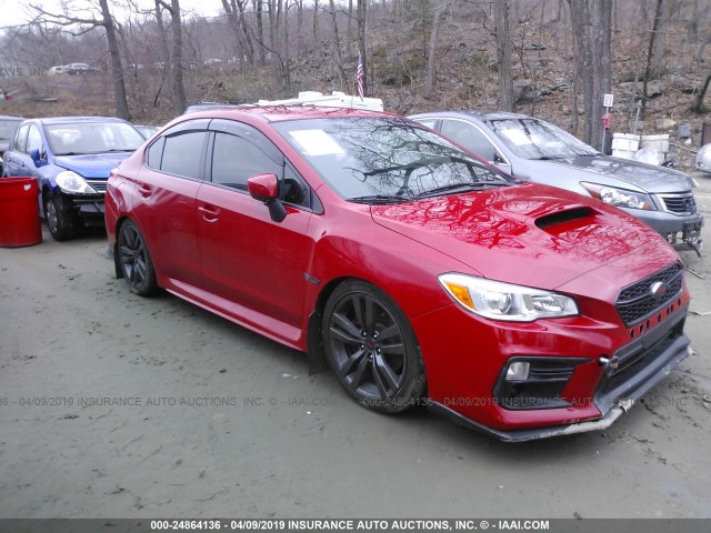 JF1VA1A66J9801174 - 2018 SUBARU WRX RED photo 1