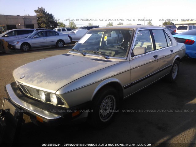 WBADK8301F9656585 - 1985 BMW 528 E AUTOMATIC GOLD photo 2