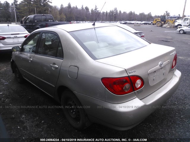 2T1BR32E97C762865 - 2007 TOYOTA COROLLA CE/LE/S GOLD photo 3