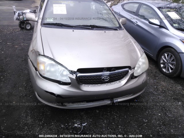 2T1BR32E97C762865 - 2007 TOYOTA COROLLA CE/LE/S GOLD photo 6