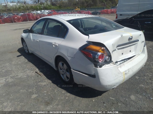 1N4AL21E97C239109 - 2007 NISSAN ALTIMA 2.5/2.5S WHITE photo 3